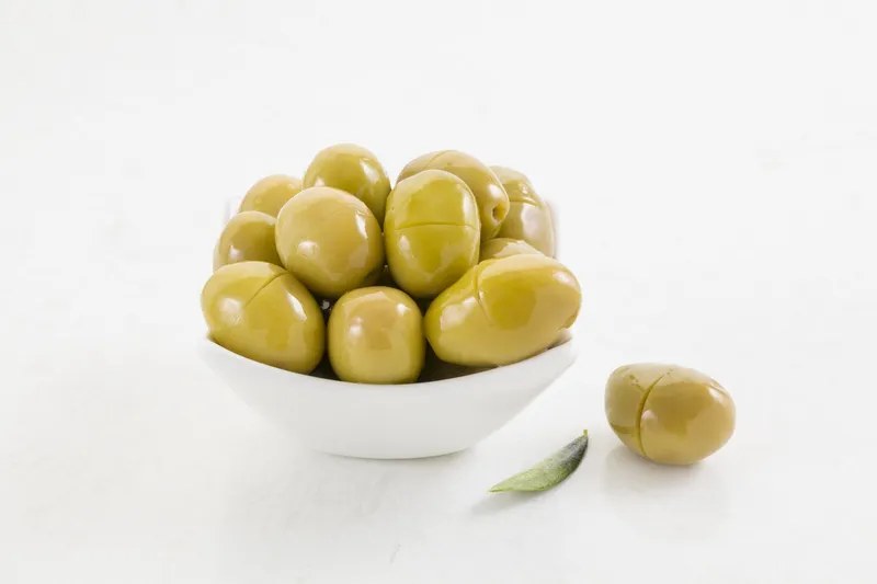Domat Cracked Green Olives