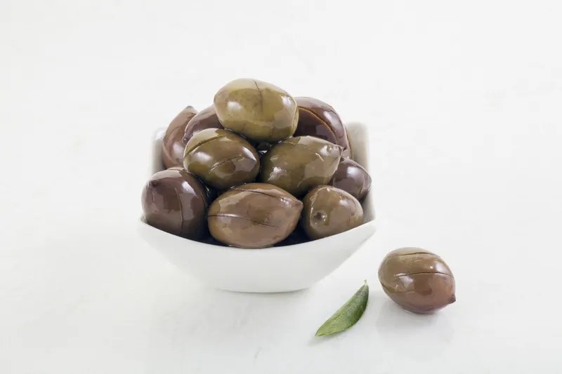 Gourmet Scored Green Olives